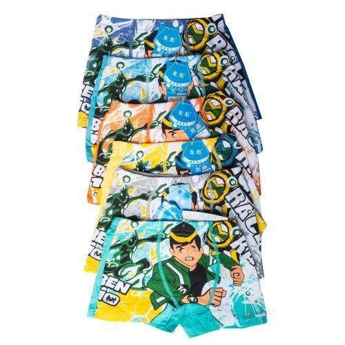 fashion baby boys cartoon themed quality boxers 6pcs