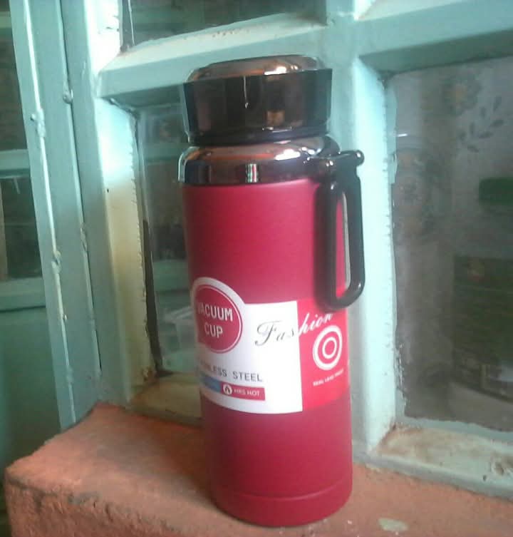 Stainless steel unbreakable double walled vaccum flask keep it hot 800ml