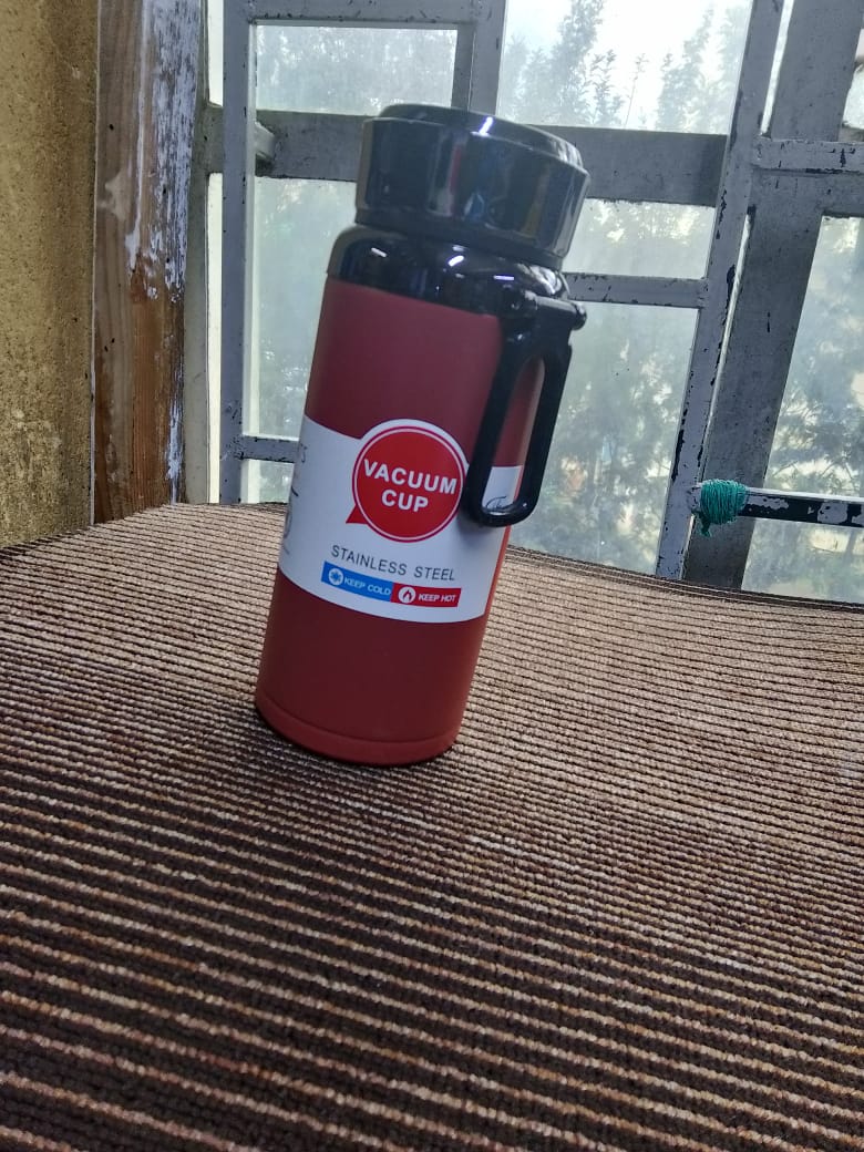 Stainless steel unbreakable double walled vaccum flask keep it hot 800ml