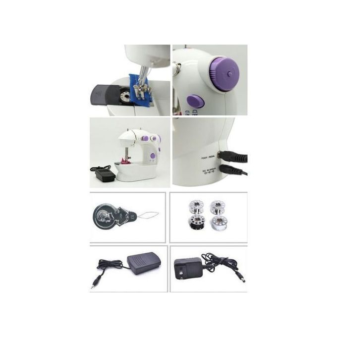 Mini Household Purple Electric Sewing Machine