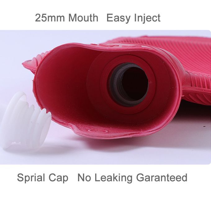 Thick Rubber Hot Water Bottle Bag For Hot&Cold Therapy/Pain Relief