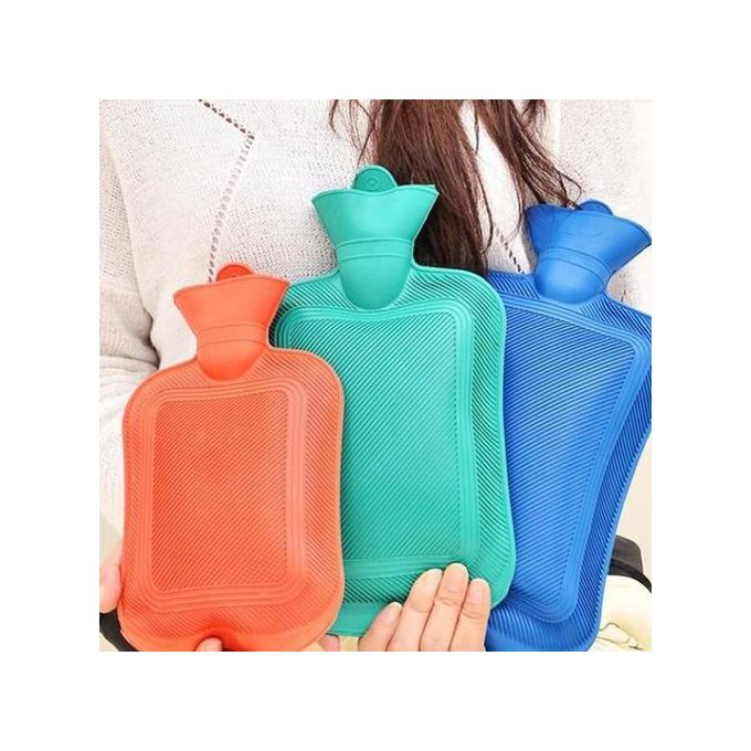 Thick Rubber Hot Water Bottle Bag For Hot&Cold Therapy/Pain Relief