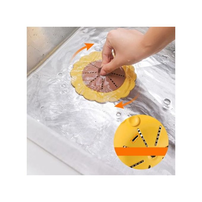 Anti-Clog Flexible Silicon Bathroom/Kitchen Sink Strainer/Hair Catcher