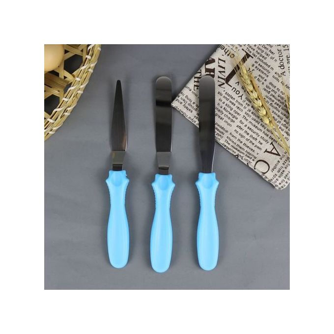 3-In-1 Cake Pallet Knives Light Knives Cream Spread