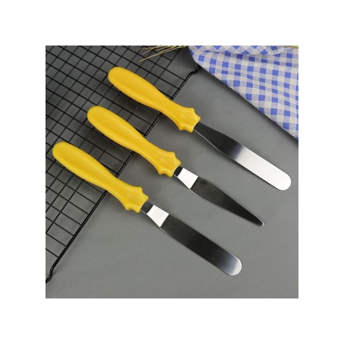 3-In-1 Cake Pallet Knives Light Knives Cream Spread