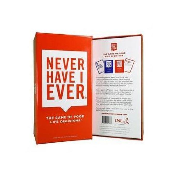 Never Have I Ever Party Card Game, Classic Edition