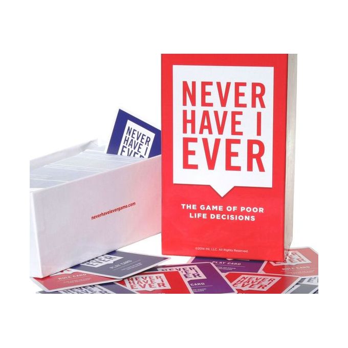 Never Have I Ever Party Card Game, Classic Edition