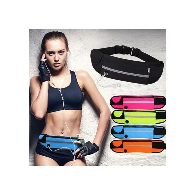 Fashion Unisex Waterproof Adjustable Sports Waist Bag Belt With Water Bottle Holder For Cycling, Hiking & Running Phone Pouch