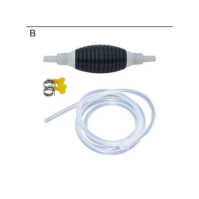 Manual Car Fuel Liquid Transfer Pump Petrol Diesel Oil Water Siphon Hand Pump