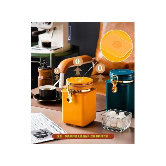 Airtight Seasoning Coffee/Nuts/ Sugar Storage Jar Container