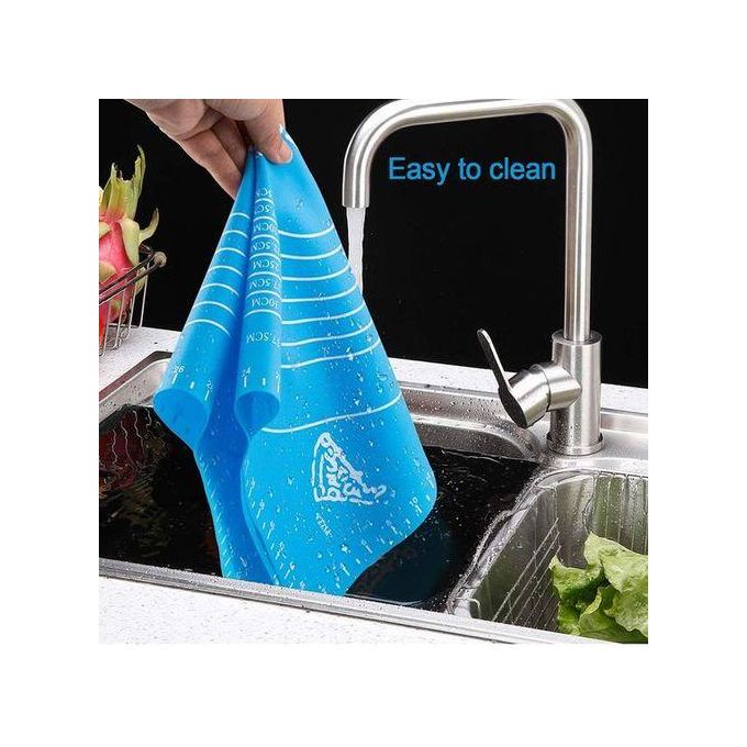 NonStick Silicon Rolling Pin+Silicon Kneading Mat