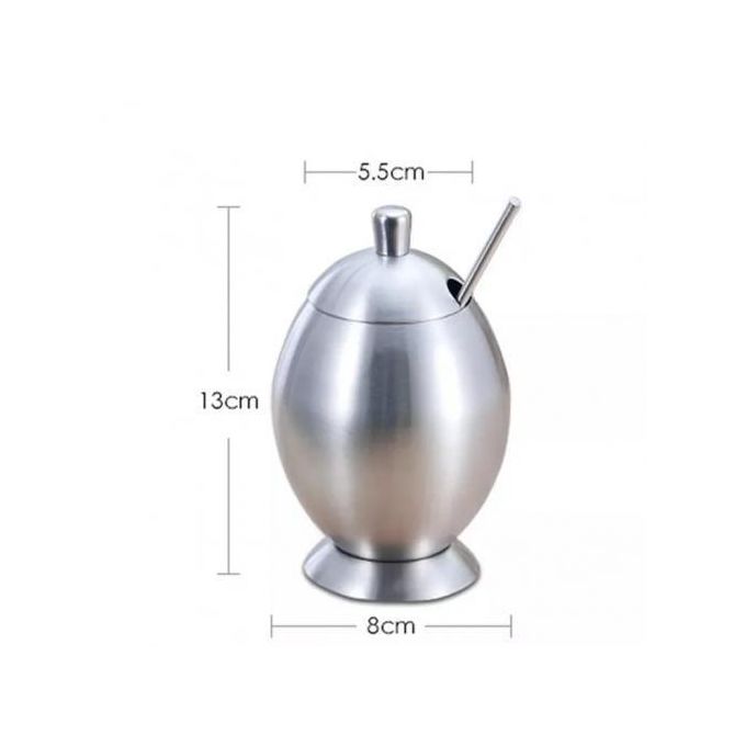 1Pc Sugar Dish With Lid+Spoon/Seasoning Pot