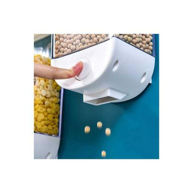 Cereal Container Dispenser Single Adhesive Mounting