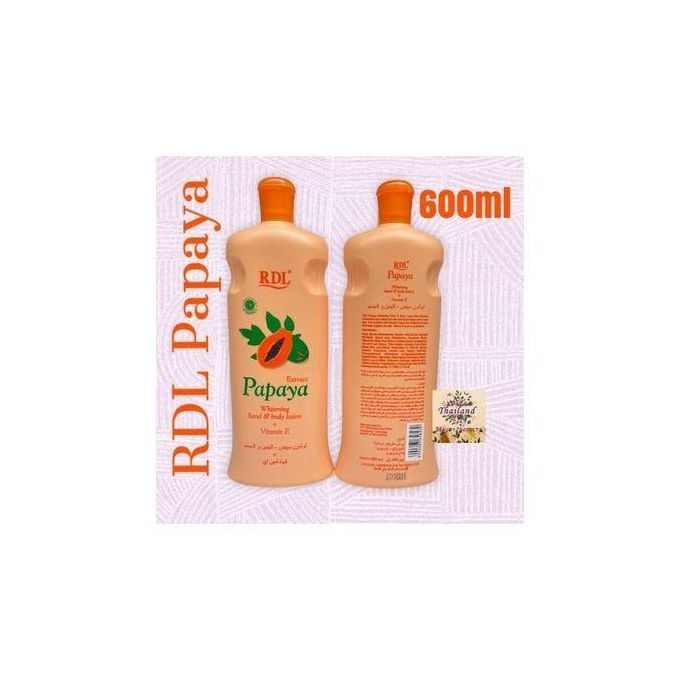 Rdl Papaya Whitening Hand ,Body Lotion Moisturizes And Softens