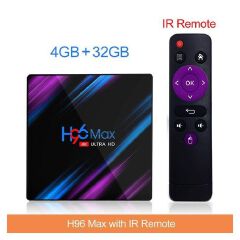 H96 Max 4K 64-bit Android TV Box 4GB RAM, 32GB ROM