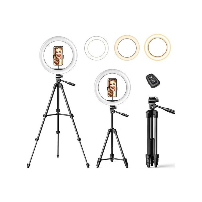 Heavy DutyTripod Stand Camera,Phone +Ring Light 10