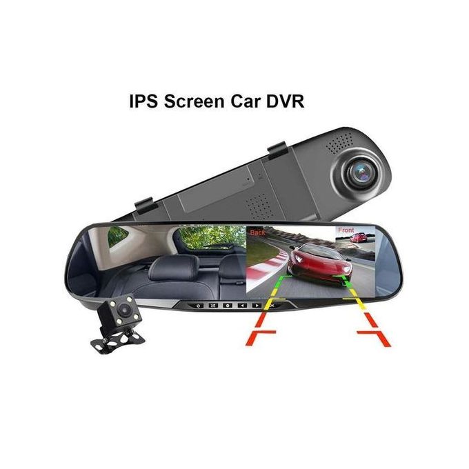 Dashboard Camera 4.3 Inch Car DVR Mirror Car Plus Free Memory Card
