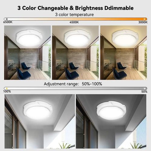 Solar Powered Ceiling Light 100W Indoor Light With Remote And Timer.