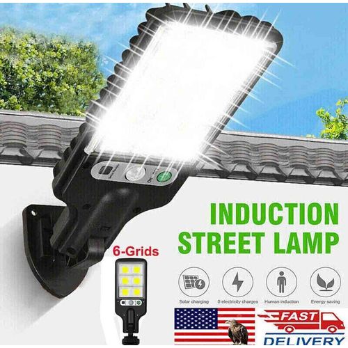 Solar Light Outdoor Solar Wall Light LED Motion Sensor Bright Flood Street Lamp with 3 Modes