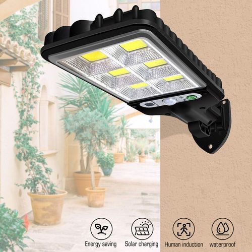Super Bright LED Solar Wall Light Motion Sensor Outdoor Garden Security Street Yard Lamp