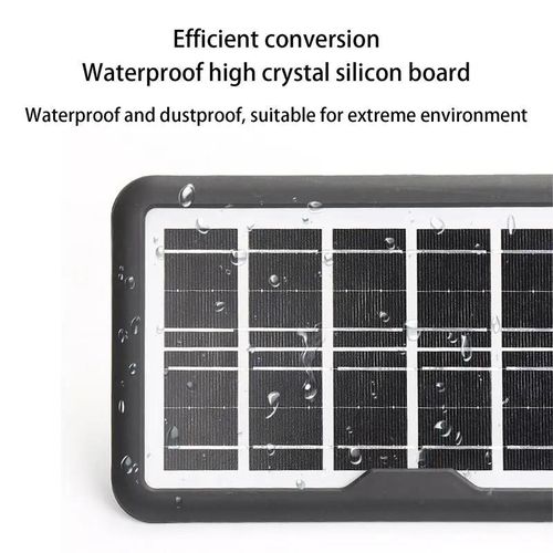 CcLamp USB Solar Charger Portable USB Solar Panel Charger 3.8W Solar Power Panels For Camping Hiking Travel Outdoor Mobile Phone