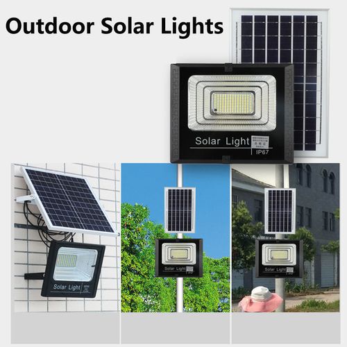 Solar Light 100W Automatic Light ON / OFF Solar Light LED SOLAR SECURITY FLOOD LAMP