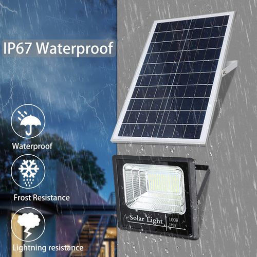 Solar Light 100W Automatic Light ON / OFF Solar Light LED SOLAR SECURITY FLOOD LAMP