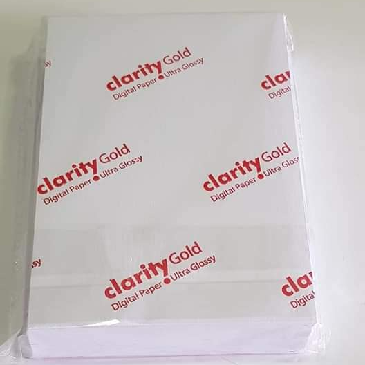 100 SHEETS Clarity High-Glossy 4R {4X6} Photo Papers  Premium Quality for Professional Prints