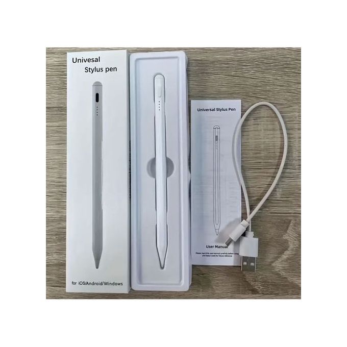 Rechargeable Universal Stylus Pen – For Apple (iPad Air/Pro/Mini), iOS, Android, & Windows Devices