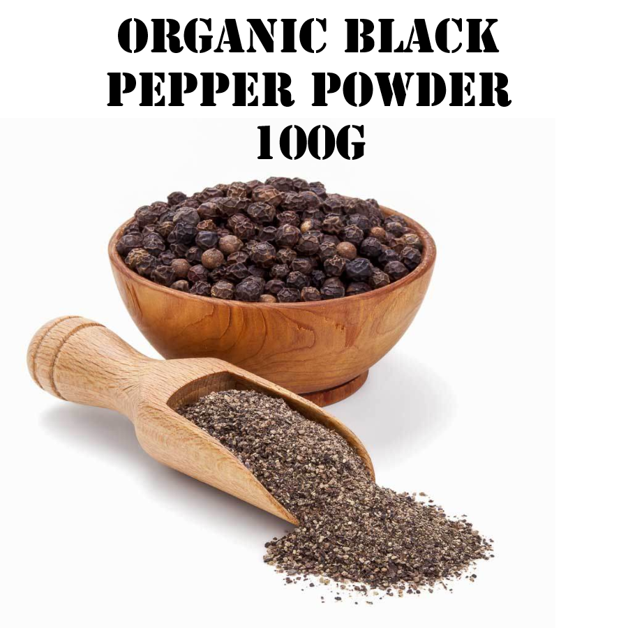 Organic Black Pepper Powder 100g