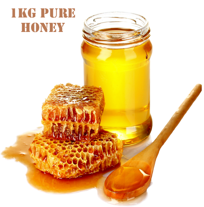 Pure Natural Honey 1Kg – 100% Organic, Unprocessed & Nutrient-Rich Sweetener
