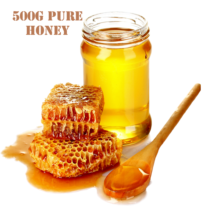 Pure Natural Honey 500g – 100% Organic, Unprocessed & Nutrient-Rich Sweetener