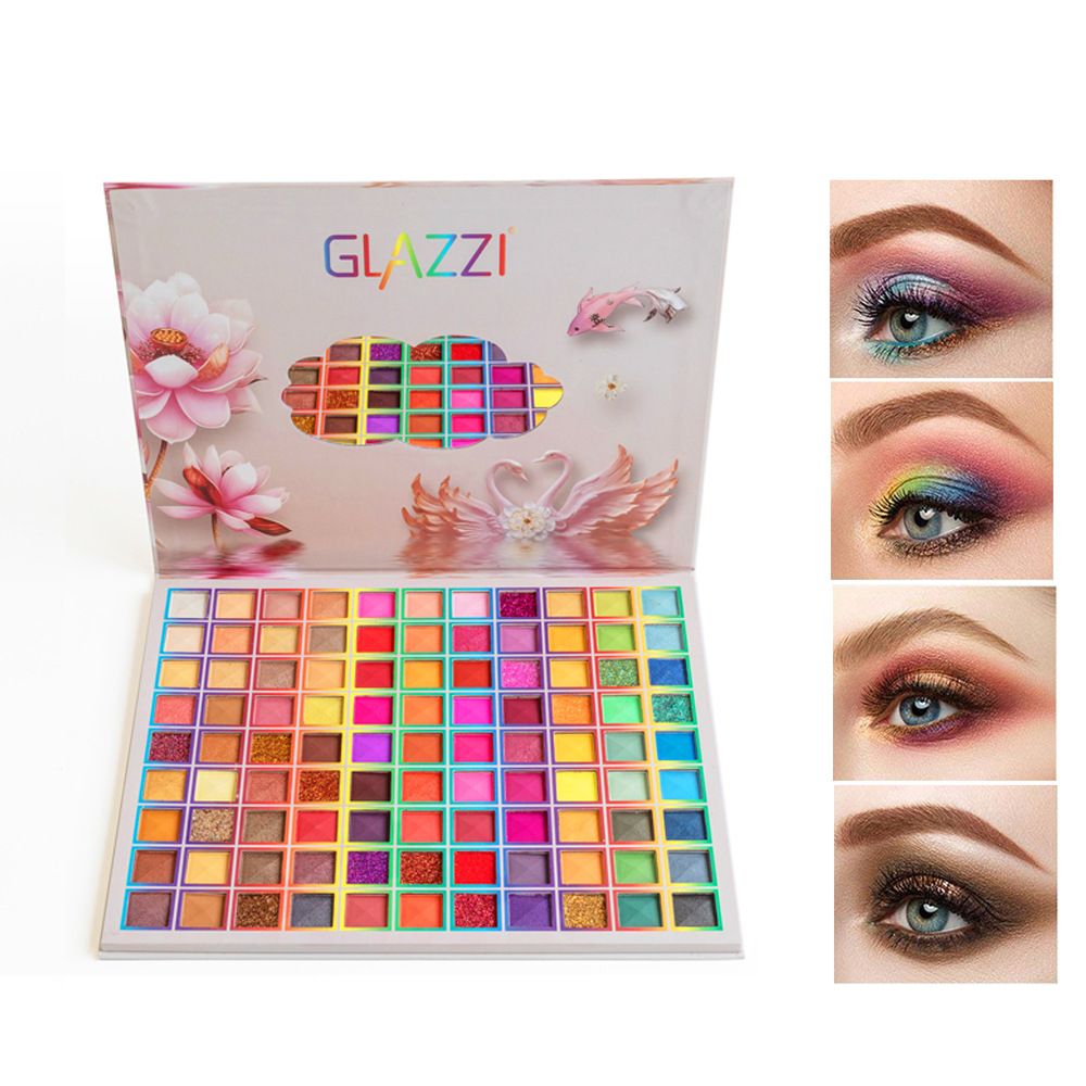 99 Colors Eyeshadow Palette with Glitter,Matte&Shimmer for Stage Makeup-High Pigment,Easy-Blend,Professional Use