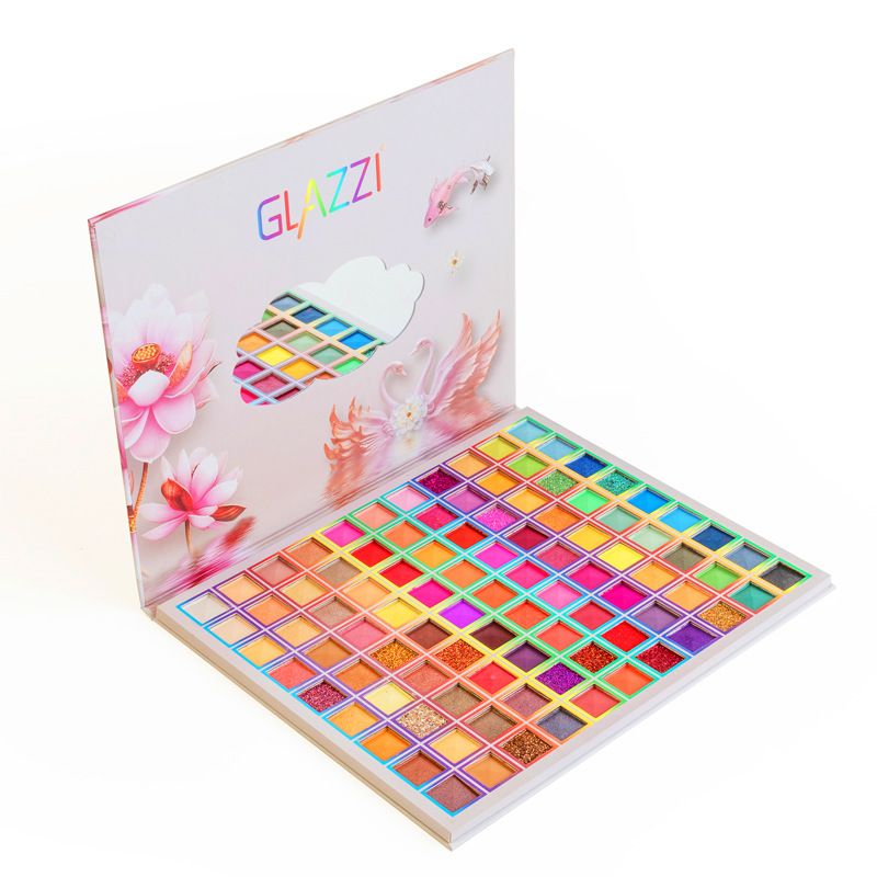 99 Colors Eyeshadow Palette with Glitter,Matte&Shimmer for Stage Makeup-High Pigment,Easy-Blend,Professional Use