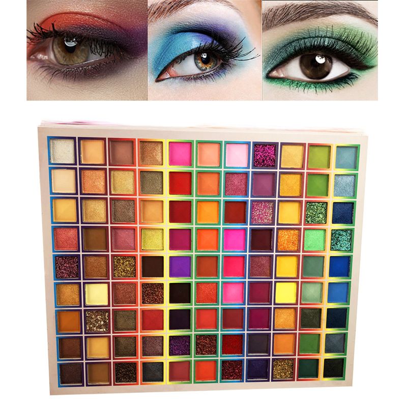 99 Colors Eyeshadow Palette with Glitter,Matte&Shimmer for Stage Makeup-High Pigment,Easy-Blend,Professional Use