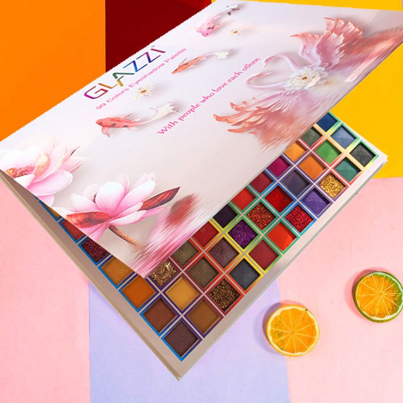99 Colors Eyeshadow Palette with Glitter,Matte&Shimmer for Stage Makeup-High Pigment,Easy-Blend,Professional Use