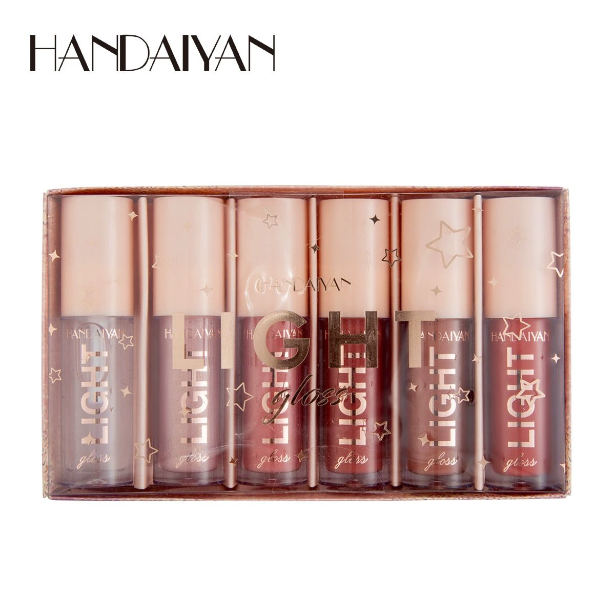 6PCS/Set Lip Gloss, Glossy Liquid Lipstick, Smooth Glass Lip Gloss, Moisturizing Lip Gloss, Durable and Non-fading Lip Gloss