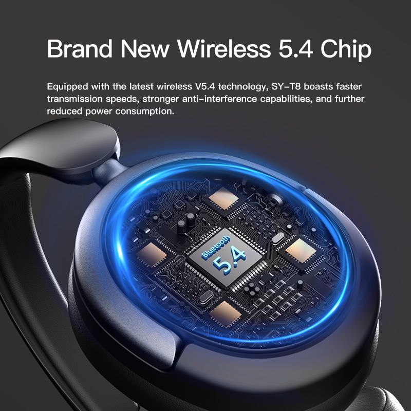 New Wireless Headset, High Quality Bluetooth 5.4 Headphone, TWS Headphones, Lightweight and Comfortable, Ultra Long Battery Life, Intelligent Noise Reduction, Theater Level Sound Effects