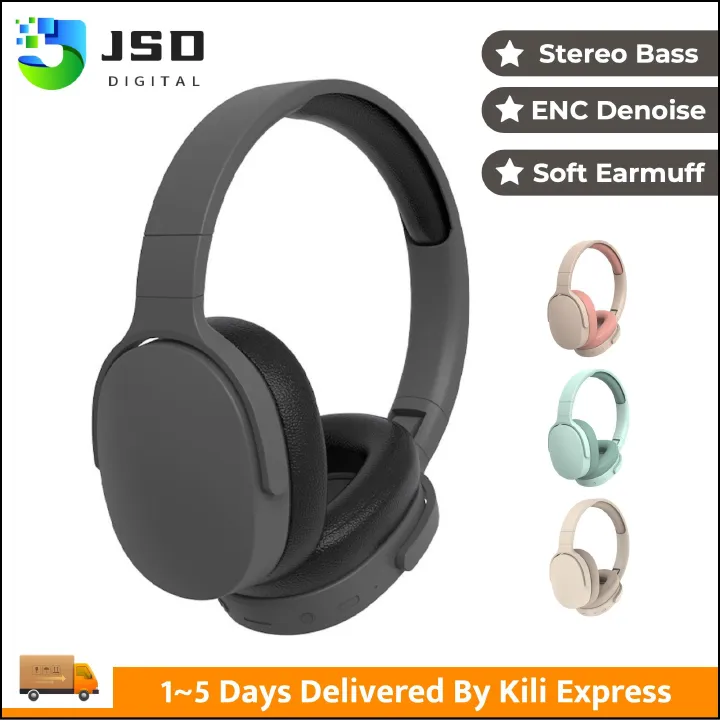 [Best-Selling] Soyto P2961 Wireless Bluetooth Headphone Noise-Cancellation Headsets Stereo Sound Heavy Bass Earphones with Mic TF card Supported for Phones and PC