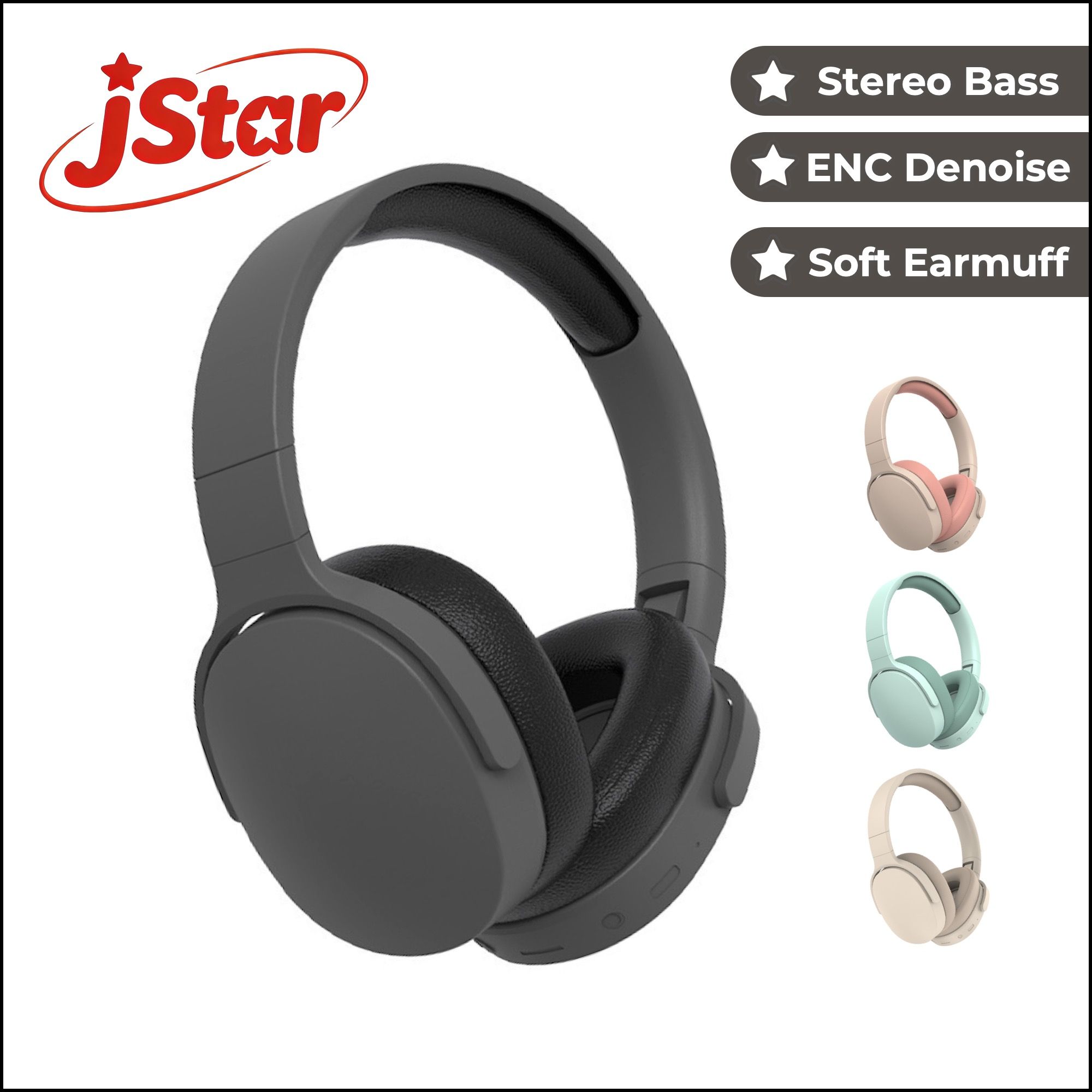 [Best-Selling] Soyto P2961 Wireless Bluetooth Headphone Noise-Cancellation Headsets Stereo Sound Heavy Bass Earphones with Mic TF card Supported for Phones and PC