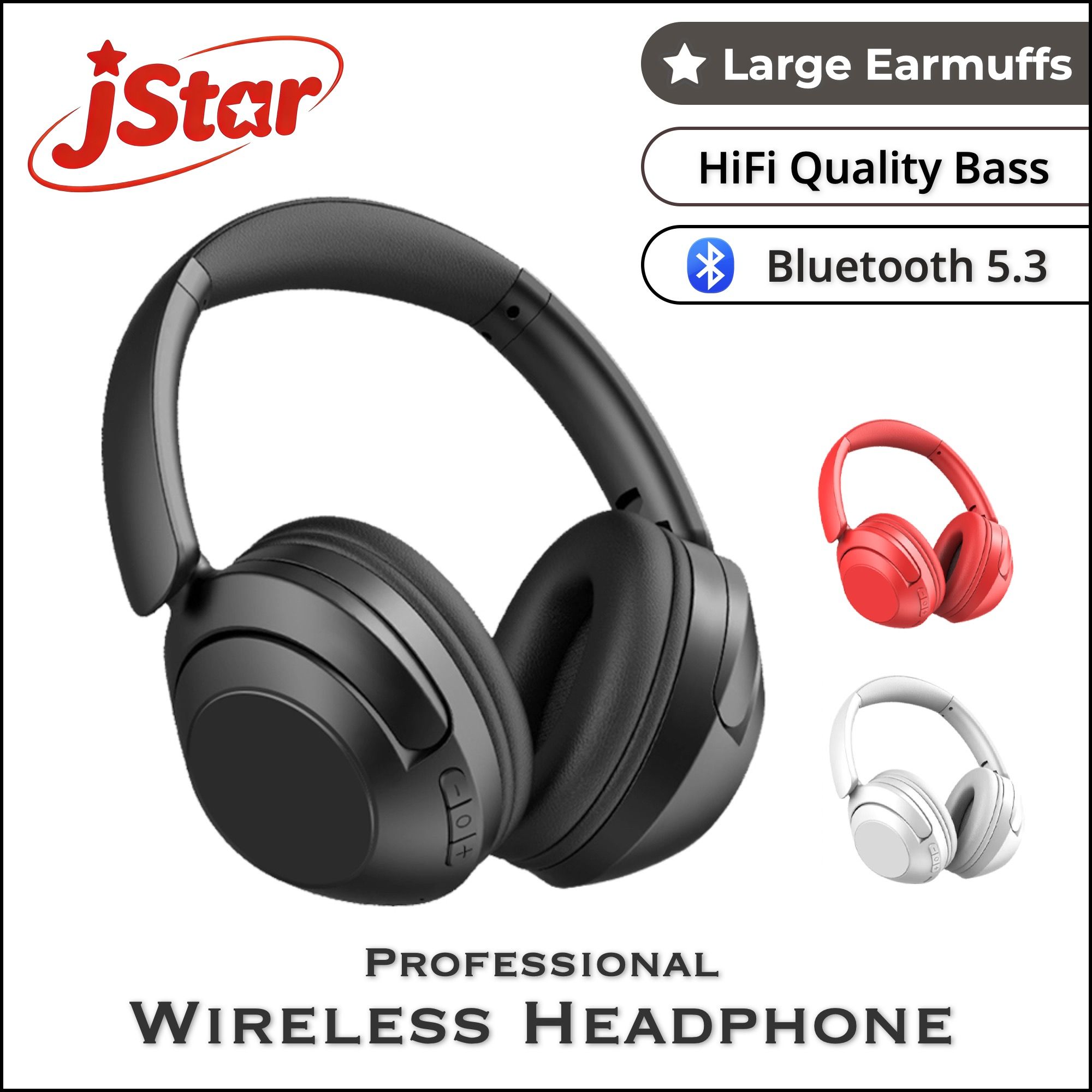 2026 New Launched TWS Headphones Wireless Bluetooth 5.4 Earphones with Heavy Bass Sound TF card Supported Noise-Cancellation Foldable Design
