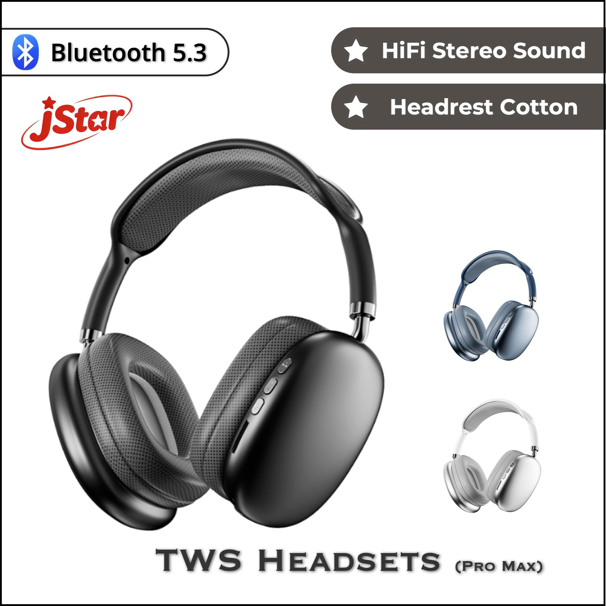TWS Headphones, P9(Pro Max), Wireless Bluetooth 5.3 with Immersive HiFi Stereo, 2026 New Arrival, HD Call, 360° Subwoofer Earphones Fashion Bluetooth Headphones for Phones and PC