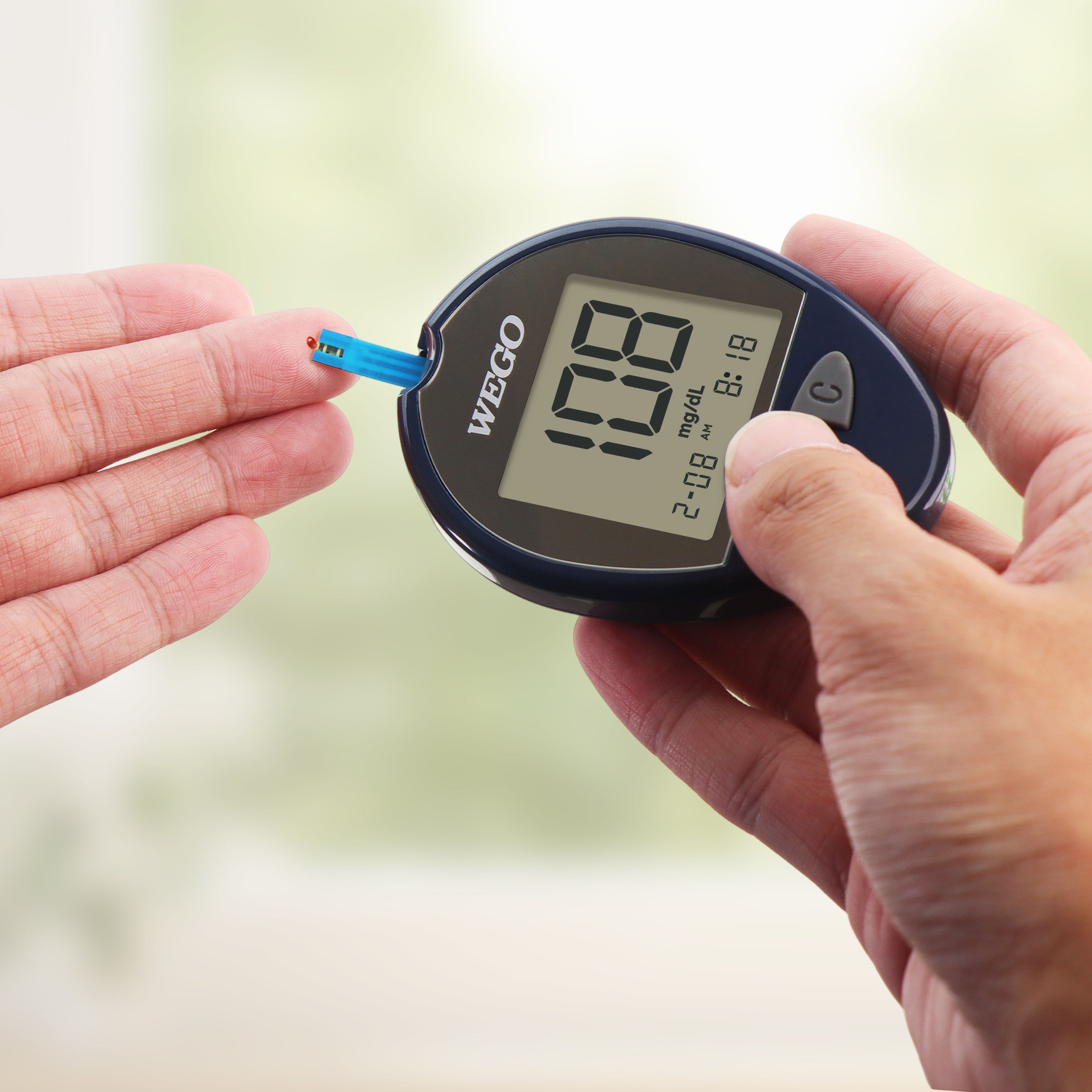 High Quality Blood Sugar Monitor Device Glucometro Diabetes Testing Machine Glucose Monitor Glucometer Blood Glucose Meter Kit