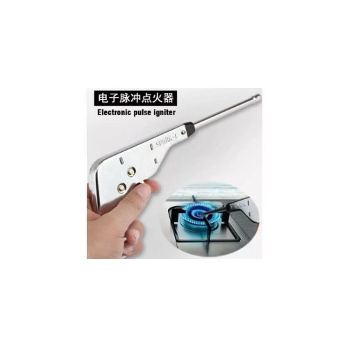 GAS LIGHTER Original Electric Igniter Spark Gas Lighter for Kitchen Stove Steel - Electronic Stove Lighter / Spark Lighter 30,000 Shots - Kitchen Gas Stove Lighter, Stainless Steel