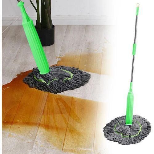Bamboo Fiber Self-Twisting Rotation Mop – Full Set, High Absorbent, 360° Spin Handle for Deep Cleaning.Self-Wringing Mechanism allows for hands-free drying with a simple push.
360° Rotating Head