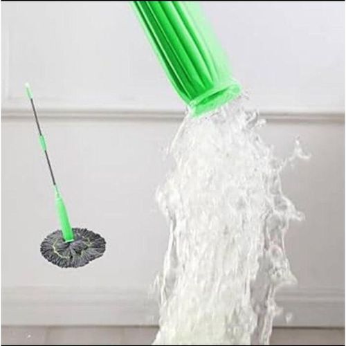 Bamboo Fiber Self-Twisting Rotation Mop – Full Set, High Absorbent, 360° Spin Handle for Deep Cleaning.Self-Wringing Mechanism allows for hands-free drying with a simple push.
360° Rotating Head