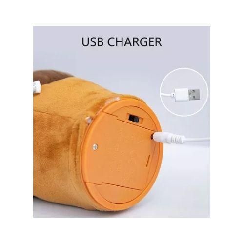 Dancing cactus Comes with a charging cable and a packaging box.There are 120 songs in English.
It can shine.
Capable of recording.
It can be rotated.