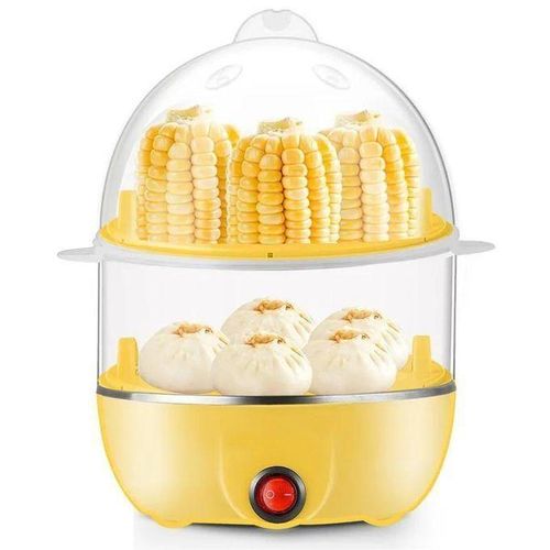 Egg Boiler Double Layer Multifunction Electric Egg Boiler Automatic Off Egg Cooker Poacher Steamer Egg Poacher Egg Maker