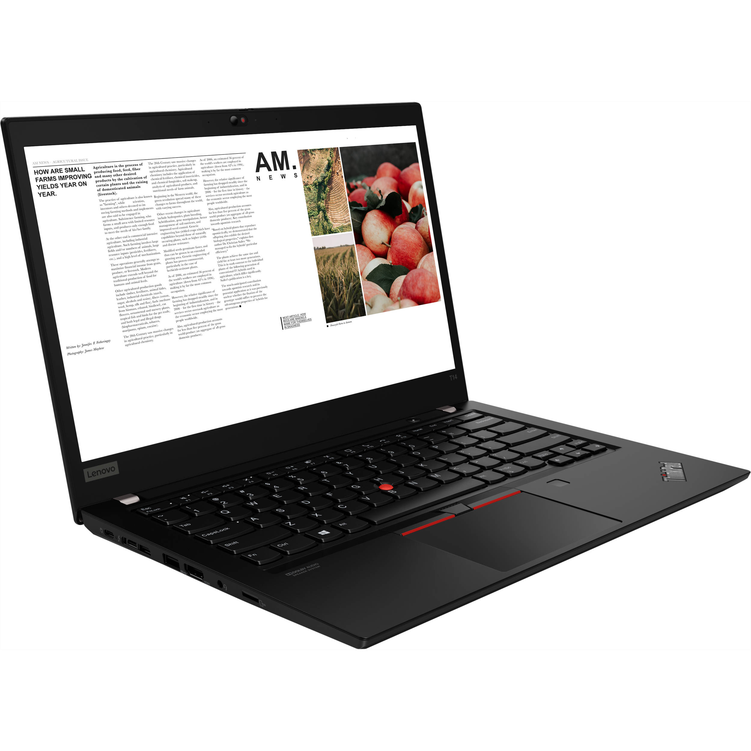 Lenovo T14 G1 AMD RYZEN 7 PRO 4750U w/Radeon Graphics 1.70GHz 16 GB RAM 256 SSD Windows 10 Pro 14 Inch Display