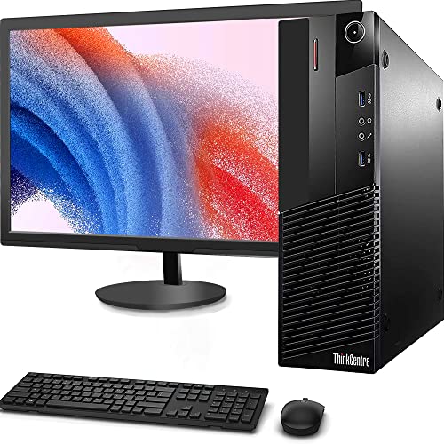 Complete Desktop Lenovo Think Centre M92P SFF, Core i5-3470 3rd Gen, 4GB 250GB HDD Win 11 Pro,24 inch Samsung Monitor,Keyboard,Mouse